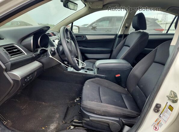4S3BNAB69H3007069 2017 SUBARU LEGACY White Widok wnętrza z przodu