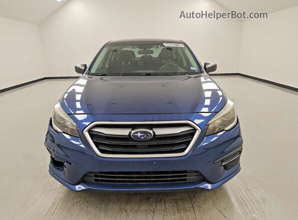 4S3BNAB6XK3020162 2019 SUBARU LEGACY Blue Widok z przodu