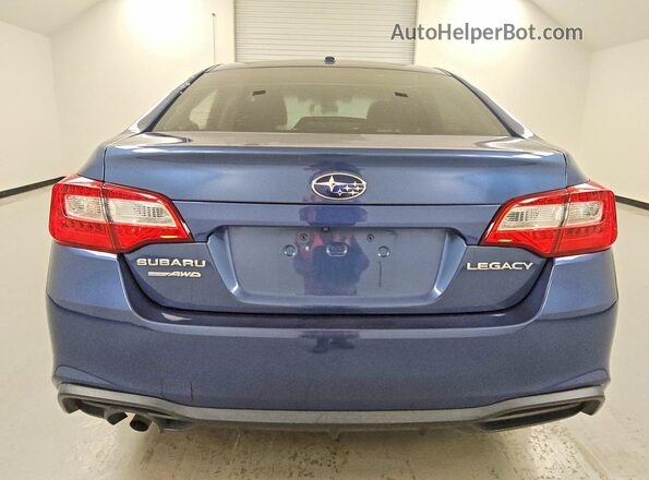 4S3BNAB6XK3020162 2019 SUBARU LEGACY Blue Widok z tyłu