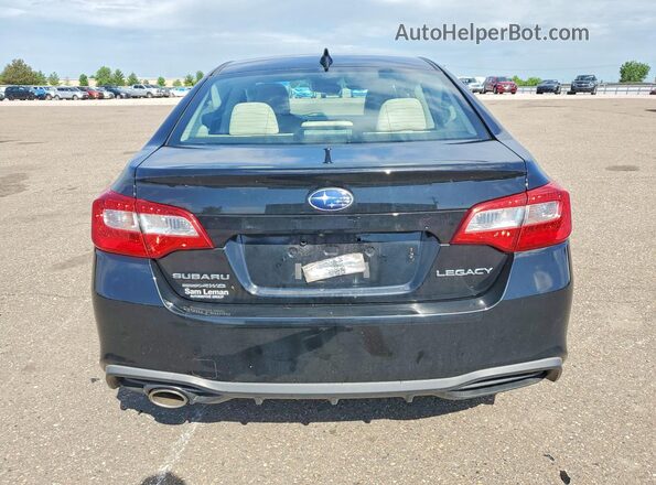 4S3BNAC60J3035296 2018 SUBARU LEGACY Black უკანა ხედი