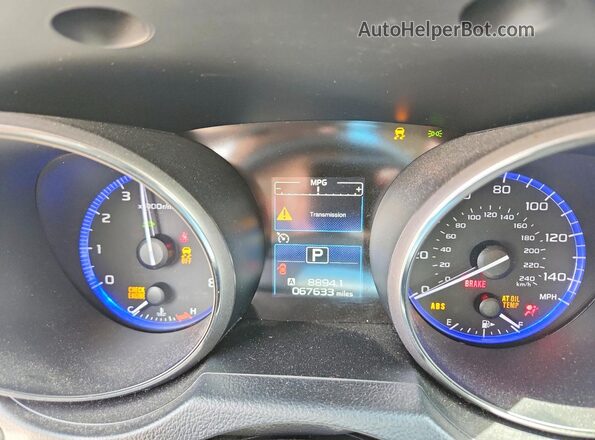 4S3BNAC60J3039638 2018 SUBARU LEGACY Угольный Вид щитка приборов