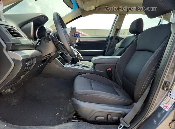 4S3BNAC60J3039638 2018 SUBARU LEGACY Угольный Вид салона спереди
