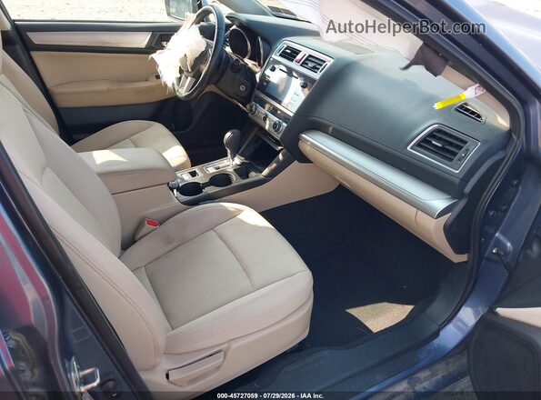 4S3BNAC61G3011341 2016 SUBARU LEGACY Light Blue Вид салона спереди