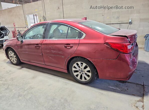 4S3BNAC61G3053637 2016 SUBARU LEGACY Red Задня ліва чверть