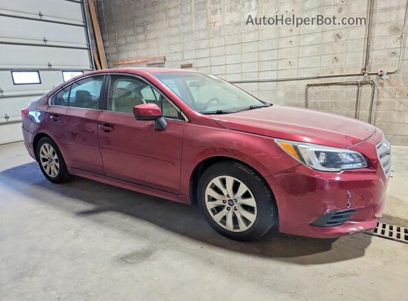 4S3BNAC61G3053637 2016 SUBARU LEGACY Red Передня права чверть