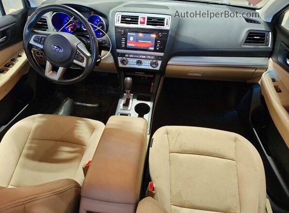4S3BNAC61G3053637 2016 SUBARU LEGACY Red Вид панелі приладів
