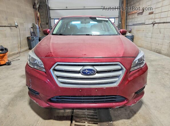 4S3BNAC61G3053637 2016 SUBARU LEGACY Red Вид спереду