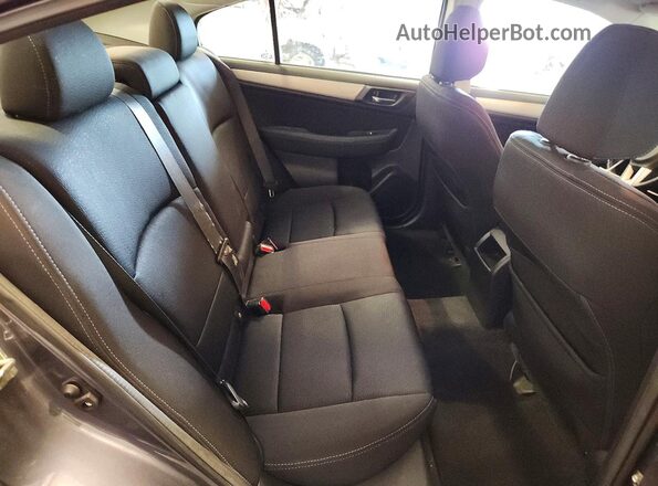4S3BNAC64G3015478 2016 SUBARU LEGACY Gray უკანა სავარძლების ხედი