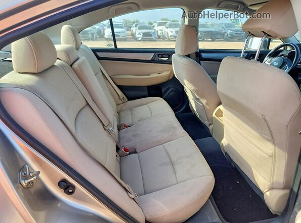 4S3BNAC64H3068182 2017 SUBARU LEGACY Tan Widok tylnych siedzeń