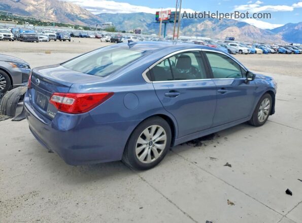 4S3BNAC65H3037507 2017 SUBARU LEGACY Blue Tył prawy