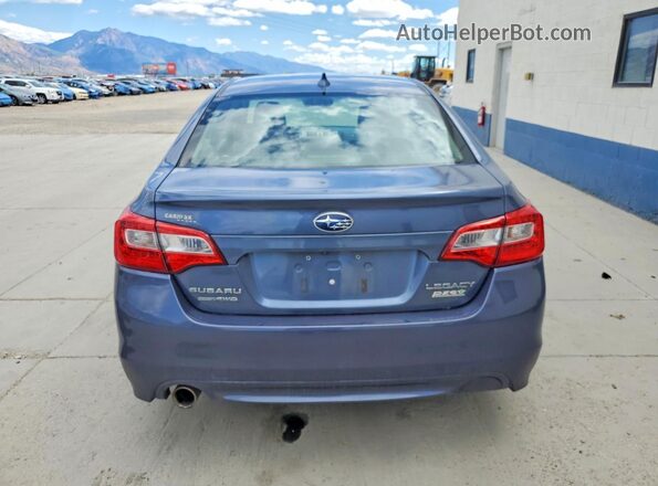 4S3BNAC65H3037507 2017 SUBARU LEGACY Blue Widok z tyłu