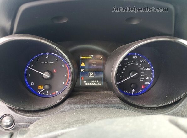 4S3BNAC65H3037507 2017 SUBARU LEGACY Blue Widok zestawu wskaźników