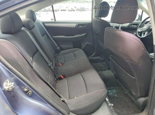 4S3BNAC65H3037507 2017 SUBARU LEGACY Blue Widok tylnych siedzeń