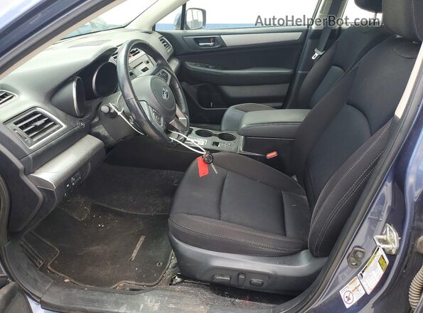 4S3BNAC65H3037507 2017 SUBARU LEGACY Blue Widok wnętrza z przodu