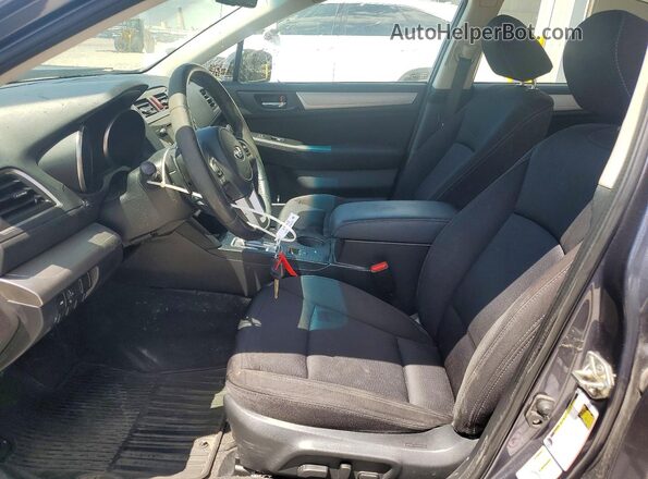 4S3BNAC65H3055215 2017 SUBARU LEGACY Gray Widok wnętrza z przodu