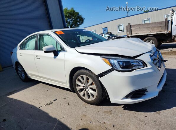 4S3BNAC66H3028315 2017 SUBARU LEGACY White Przód prawy