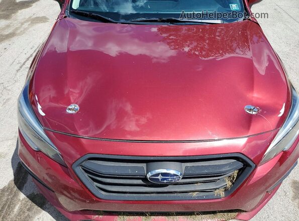 4S3BNAC66J3020608 2018 SUBARU LEGACY Red Widok wnętrza z tyłu
