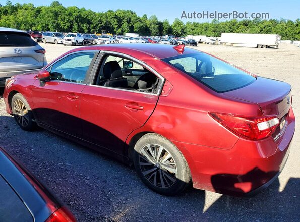 4S3BNAC66J3020608 2018 SUBARU LEGACY Red Tył lewy