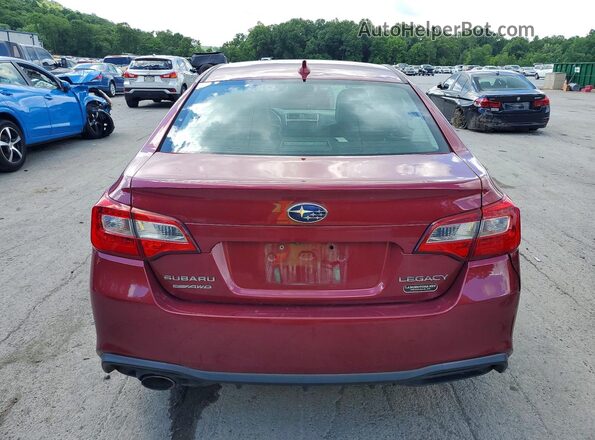 4S3BNAC66J3020608 2018 SUBARU LEGACY Red Widok z tyłu
