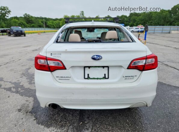 4S3BNAC67G3055537 2016 SUBARU LEGACY Белый Вид сзади