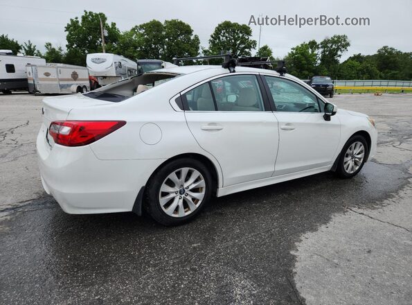 4S3BNAC67G3055537 2016 SUBARU LEGACY Белый Задняя правая четверть