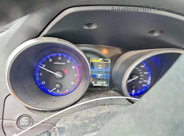 4S3BNAC67G3055537 2016 SUBARU LEGACY Белый Вид щитка приборов