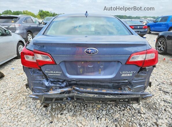 4S3BNAC67H3040862 2017 SUBARU LEGACY Синий Вид сзади