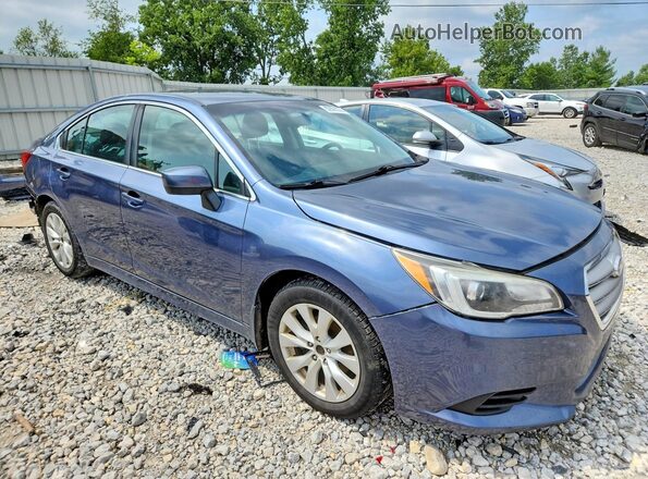 4S3BNAC67H3040862 2017 SUBARU LEGACY Синий Передняя правая четверть