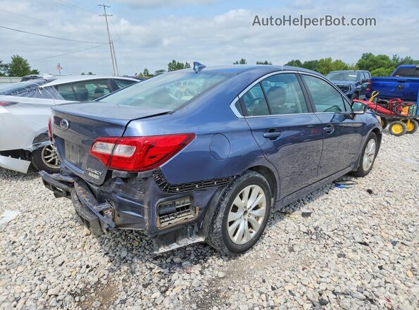 4S3BNAC67H3040862 2017 SUBARU LEGACY Синий Задняя правая четверть