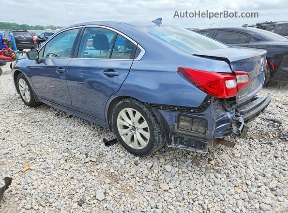 4S3BNAC67H3040862 2017 SUBARU LEGACY Синий Задняя левая четверть