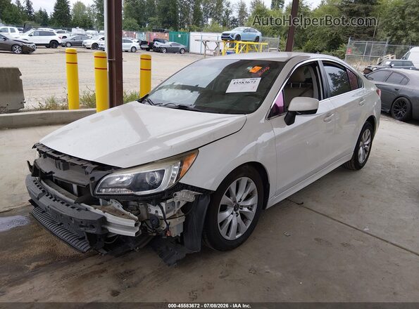 4S3BNAC68G3054459 2016 SUBARU LEGACY White Առջևի ձախ երեք քառորդ տեսարան