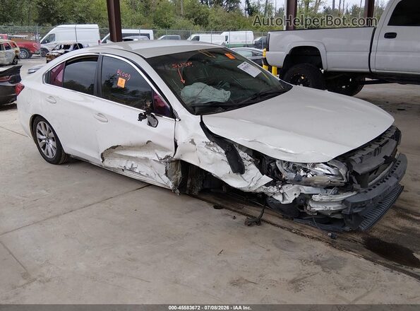 4S3BNAC68G3054459 2016 SUBARU LEGACY White Դիմացի տեսք