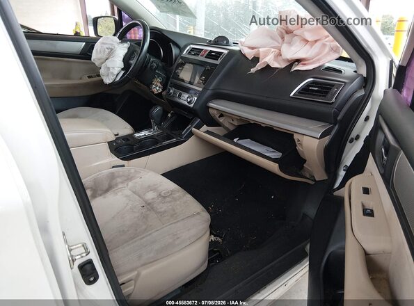 4S3BNAC68G3054459 2016 SUBARU LEGACY White Սալոնի դիմացի տեսք