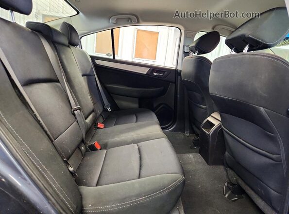4S3BNAC68H3053068 2017 SUBARU LEGACY Gray Rear seats view