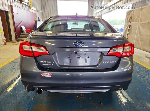 4S3BNAC68H3053068 2017 SUBARU LEGACY Gray Rear view