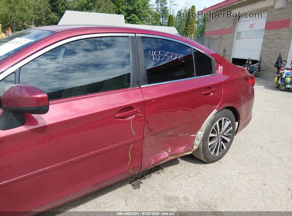 4S3BNAC68J3014809 2018 SUBARU LEGACY Red Front view