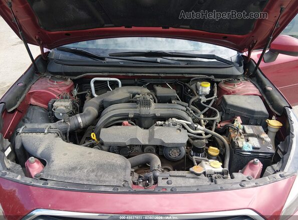 4S3BNAC68J3014809 2018 SUBARU LEGACY Red Rear view