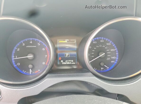 4S3BNAC68J3032890 2018 SUBARU LEGACY Black Vista del cuadro de instrumentos