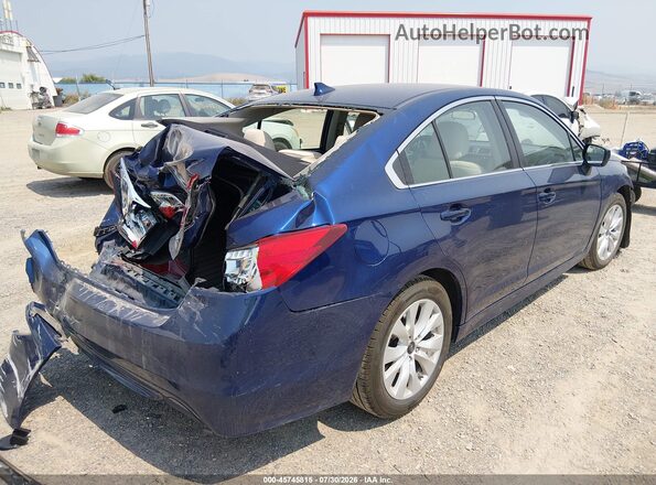 4S3BNAC69G3052056 2016 SUBARU LEGACY Blue Задня права чверть