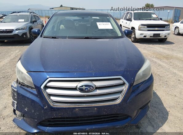 4S3BNAC69G3052056 2016 SUBARU LEGACY Blue Вид задньої частини салону