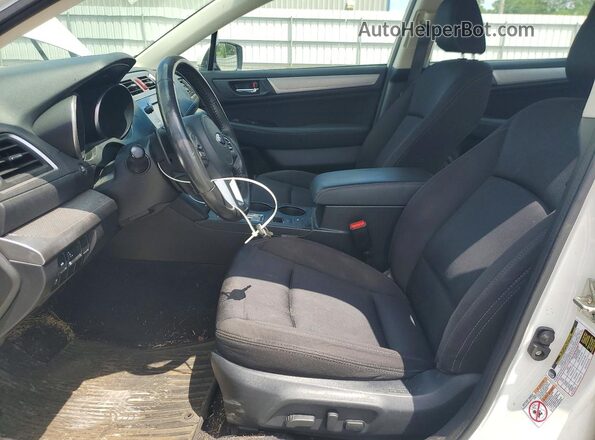 4S3BNAC69H3005529 2017 SUBARU LEGACY White წინა სალონის ხედი