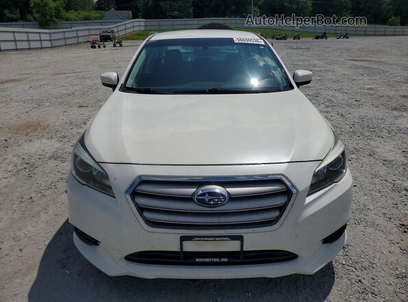 4S3BNAC69H3005529 2017 SUBARU LEGACY White წინა ხედი