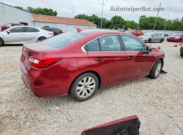 4S3BNAC6XG3018952 2016 SUBARU LEGACY Maroon Trasero derecho