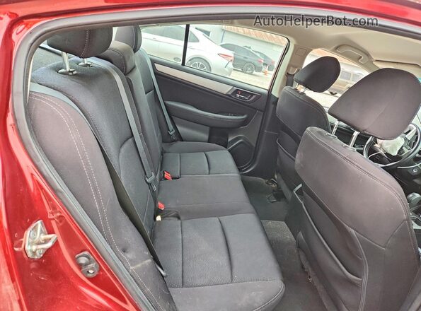 4S3BNAC6XG3018952 2016 SUBARU LEGACY Maroon Vista de los asientos traseros