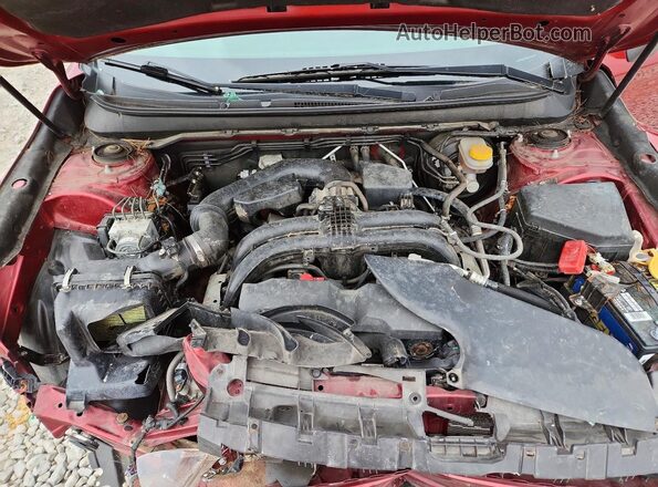 4S3BNAC6XG3018952 2016 SUBARU LEGACY Maroon Vista interior trasera