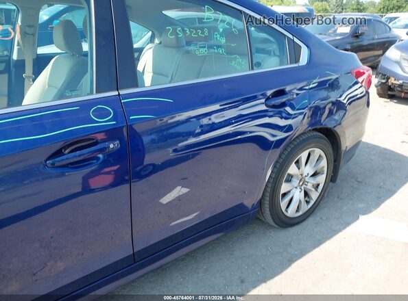 4S3BNAC6XH3025126 2017 SUBARU LEGACY Blue Vista frontal