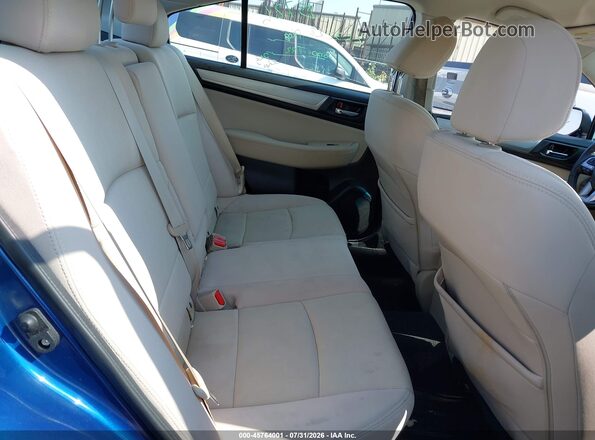 4S3BNAC6XH3025126 2017 SUBARU LEGACY Blue Vista de la etiqueta del VIN