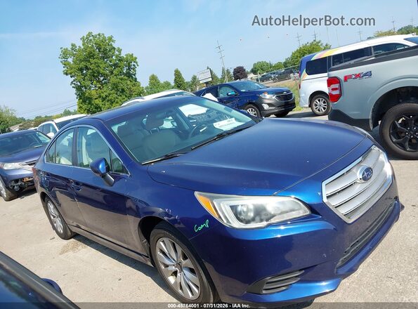 4S3BNAC6XH3025126 2017 SUBARU LEGACY Blue Vista interior trasera