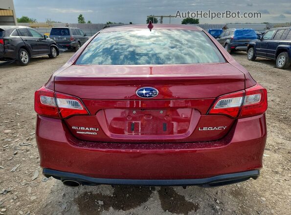 4S3BNAC6XJ3028338 2018 SUBARU LEGACY Бордовый Вид сзади