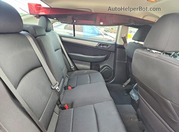 4S3BNAC6XJ3028338 2018 SUBARU LEGACY Бордовый Вид задних сидений